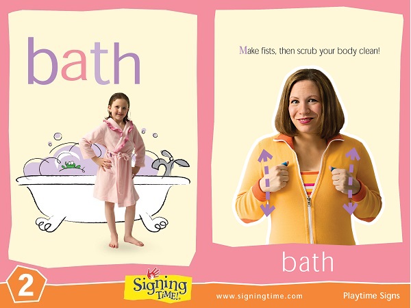 Learn how to sign bath in ASL - SigningTime Dictionary